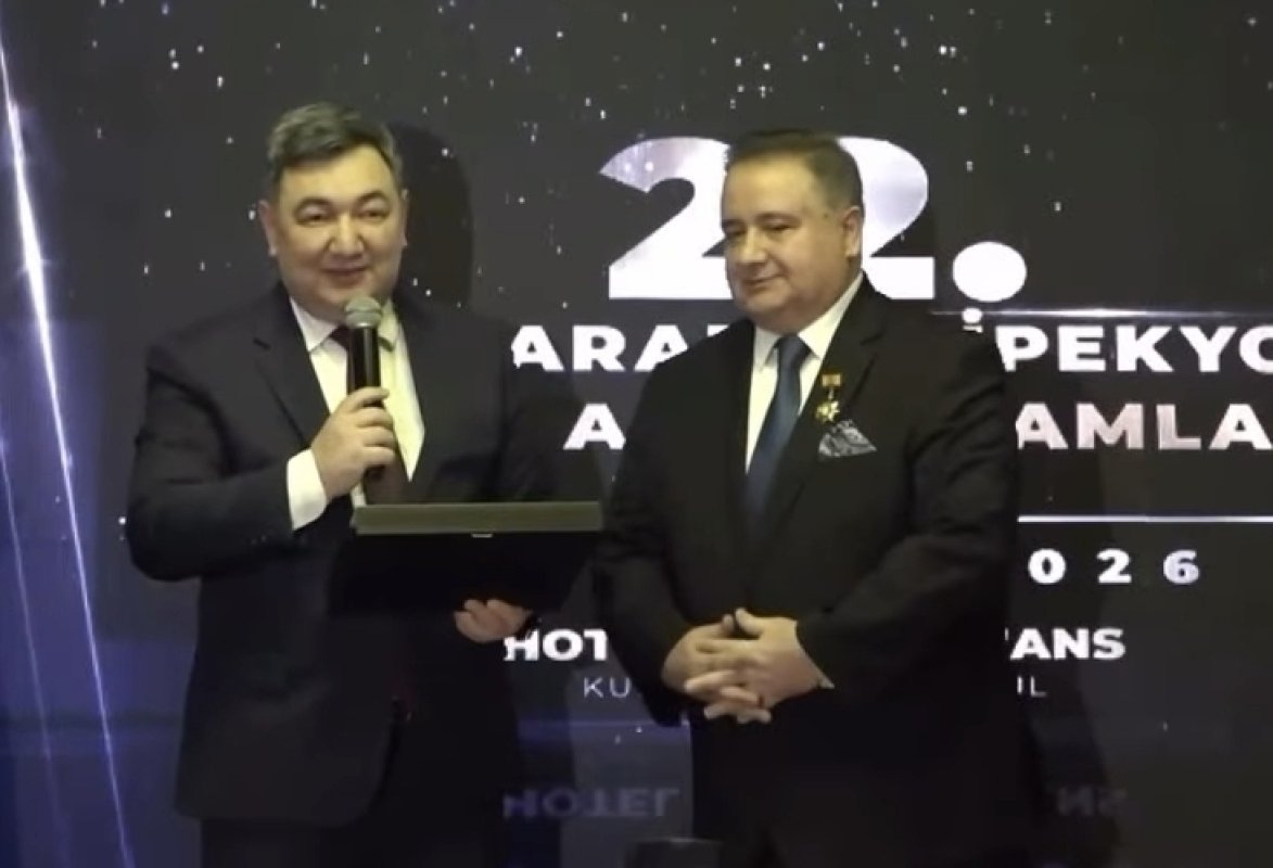 Seyfullah Türksoy’a Kazakistan Altın Kaplan Ödülü
