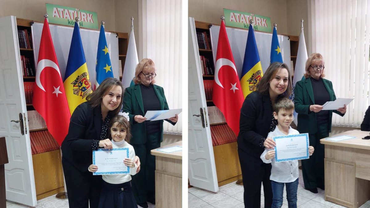 Gagauz Özerk Yeri’nde çocuklar için Türkçe dil kursunun ilk etabı tamamlandı